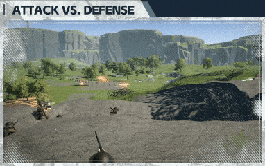 Attack vs. defense